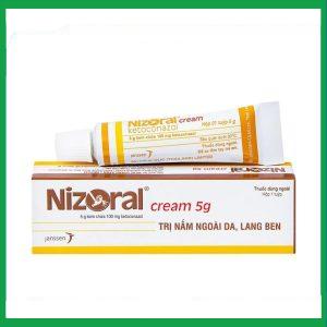 Kem bôi da Nizoral Cream 5g điều trị nấm ngoài da, lang ben (5g)