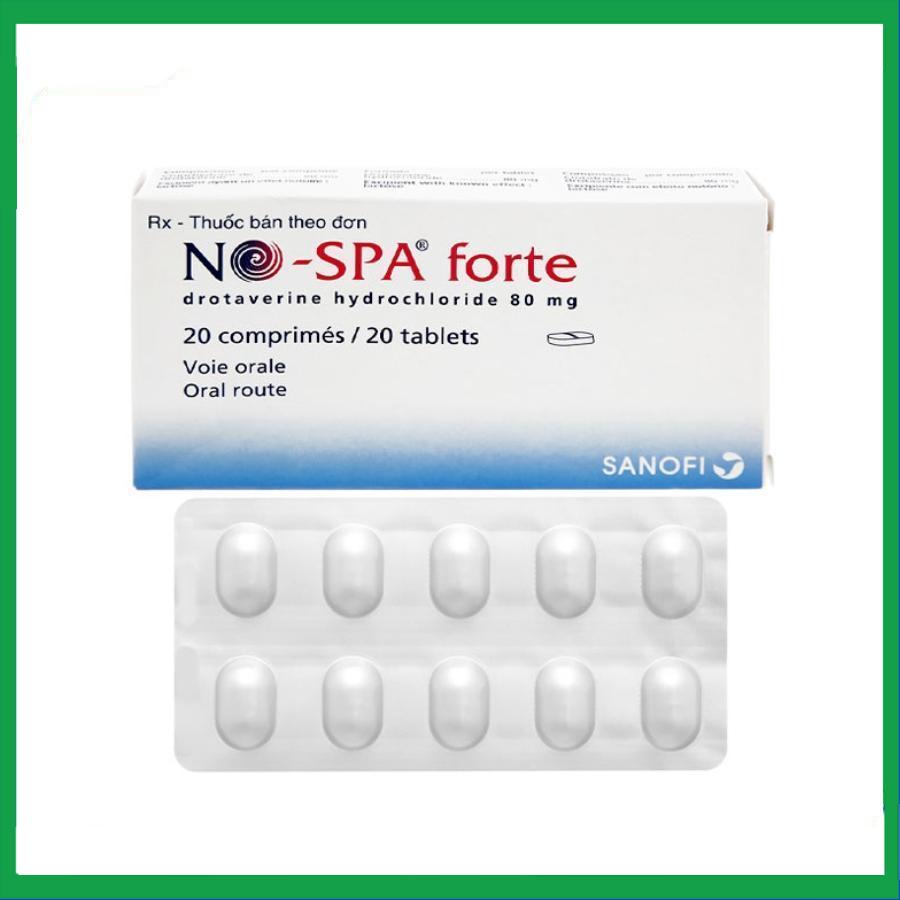 No-spa-Forte-80mg.jpg Nhà Thuốc Thành Hương - No spa Forte 80mg