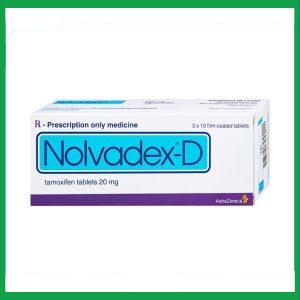 Thuốc Nolvadex-D 20mg AstraZeneca điều trị ung thư vú (3 vỉ x 10 viên)