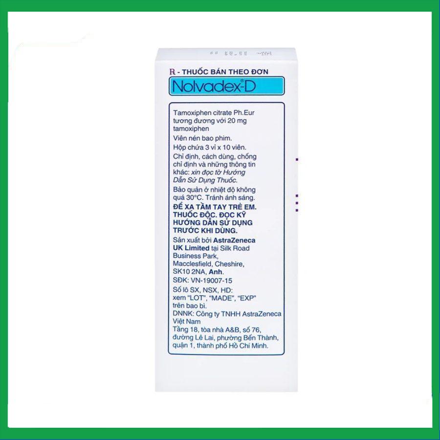 Nolvadex-D-3.jpg Nhà Thuốc Thành Hương - Nolvadex D 3