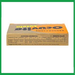 Nhà Thuốc Thành Hương - Viên nén Ocuvite Lutein Bausch & Lomb hỗ trợ tăng cường thị lực (3 vỉ x 20 viên) 1 Nhà Thuốc Thành Hương - Ocuvite Lutein 1