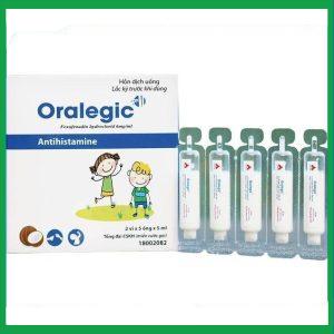 Hỗn dịch uống Oralegic điều trị viêm mũi dị ứng theo mùa (2 vỉ x 5 ống x 5ml)