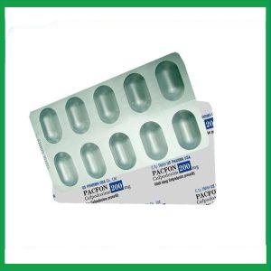 Nhà Thuốc Thành Hương - Viên nén Pacfon 200 USP điều trị bệnh đường hô hấp, viêm phổi cấp (1 vỉ x 10 viên) 2 Nhà Thuốc Thành Hương - Pacfon 3