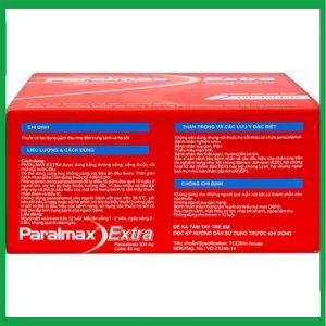 Nhà Thuốc Thành Hương - Viên nén Paralmax Extra 500mg/65mg Boston giảm, hạ sốt 2 Nhà Thuốc Thành Hương - Paralmax Extra3