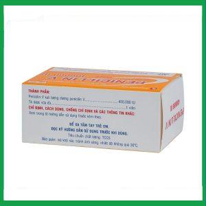 Nhà Thuốc Thành Hương - Thuốc Penicillin V 400000 IU Mekophar điều trị các chứng nhiễm khuẩn (10 vỉ x 10 viên) 1 Nhà Thuốc Thành Hương - Penicillin V 2