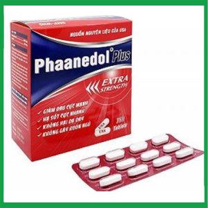 Viên nén Phaanedol Extra USA giảm nhức đầu, đau răng