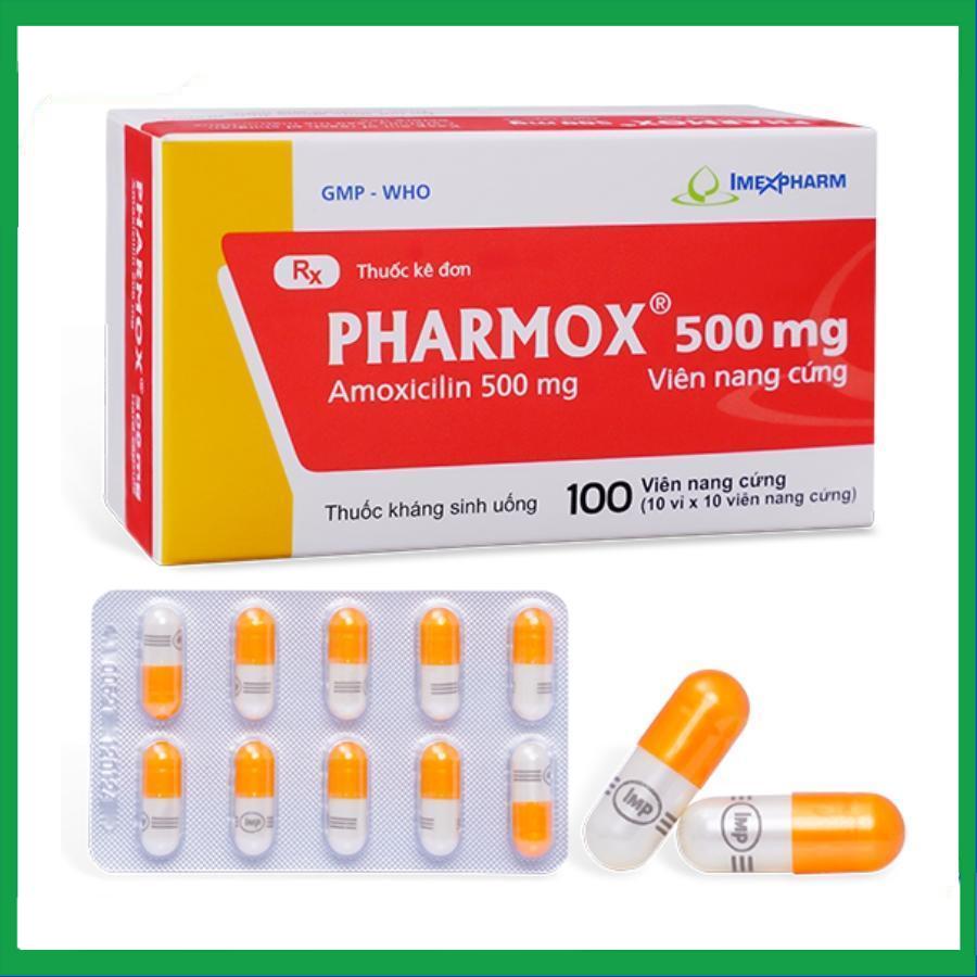 Pharmox-500mg.jpg Nhà Thuốc Thành Hương - Pharmox 500mg