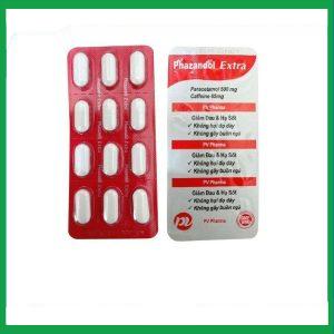 Nhà Thuốc Thành Hương - Thuốc Phazandol Extra Phúc Vinh hỗ trợ giảm đau và hạ sốt (15 vỉ x 12 viên) 1 Nhà Thuốc Thành Hương - Phazandol Extra 1