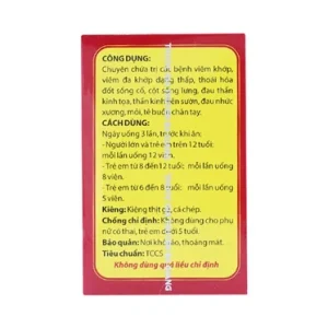 Nhà Thuốc Thành Hương - Thuốc Phong Tê Thấp Bà Giằng điều trị viêm, đau xương khớp (250 viên) 2 Nhà Thuốc Thành Hương - Phong Te Thap Ba Giang 1