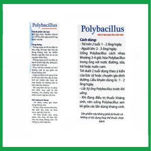 Nhà Thuốc Thành Hương - Men tiêu hoá Polybacillus Trường Thọ hỗ trợ đường ruột khoẻ mạnh hộp 15 ống x 10ml 1 Nhà Thuốc Thành Hương - Polybacillus2