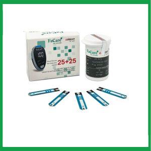 Nhà Thuốc Thành Hương - Que thử đường huyết FaCare TD-4277 And FC-G168 (25 cái) 1 Nhà Thuốc Thành Hương - Que thu TD Facare Uright 25 test 1