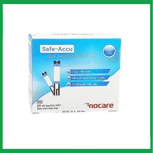 Nhà Thuốc Thành Hương - Que Thử Đường Huyết Safe - Accu Sinocare (50 que) 2 Nhà Thuốc Thành Hương - Que thu tieu duong Safe Accu 1