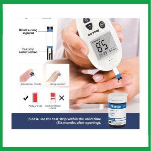 Nhà Thuốc Thành Hương - Que Thử Đường Huyết Safe - Accu Sinocare (50 que) 1 Nhà Thuốc Thành Hương - Que thu tieu duong Safe Accu 2