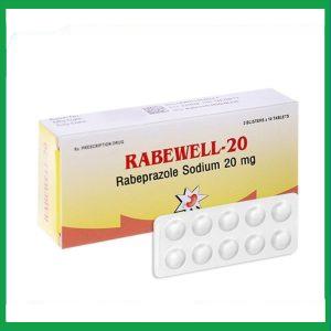 Thuốc Rabewell 20mg điều trị trào ngược dạ dày (3 vỉ x 10 viên)