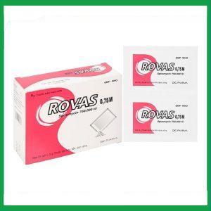 Bột pha hỗn dịch uống Rovas 0.75M DHG điều trị nhiễm khuẩn hô hấp, da (24 gói x 3g)