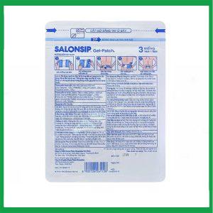 Nhà Thuốc Thành Hương - Cao dán Salonsip Gel - Patch Hisamitsu giảm đau, kháng viêm do mỏi cơ, đau cơ (8 gói x 3 miếng) 1 Nhà Thuốc Thành Hương - Salonsip Gel Patch 2