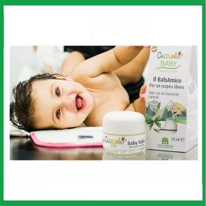 Nhà Thuốc Thành Hương - Sáp giữ ấm Baby Balm Cucciolo, hỗ trợ làm ấm cơ thể, giúp bé ngủ ngon 1 Nhà Thuốc Thành Hương - Sap giu am Cucciolo Baby2