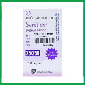 Nhà Thuốc Thành Hương - Khí dung Seretide Evohaler DC 25/250 trị hen phế quản (120 liều) 3 Nhà Thuốc Thành Hương - Seretide Evohaler1 1
