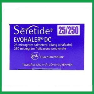 Nhà Thuốc Thành Hương - Khí dung Seretide Evohaler DC 25/250 trị hen phế quản (120 liều) 1 Nhà Thuốc Thành Hương - Seretide Evohaler3