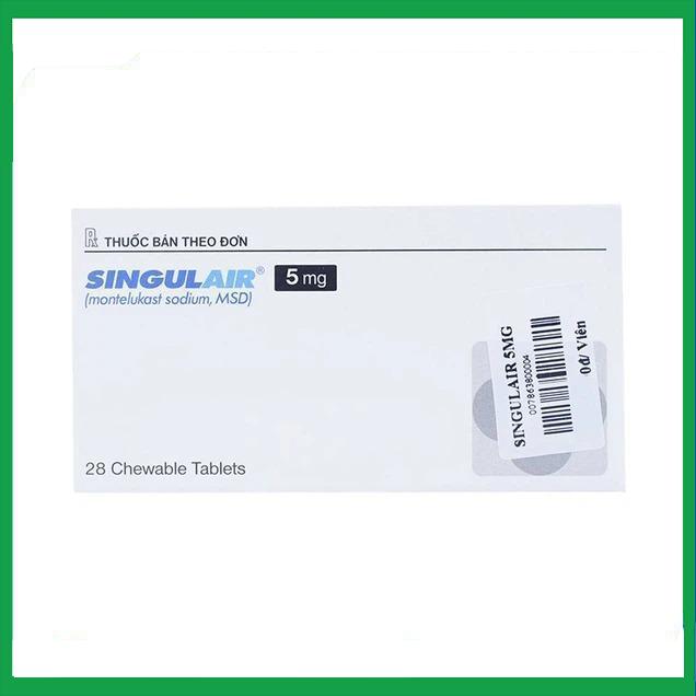 Singulair-5mg.jpg Nhà Thuốc Thành Hương - Singulair 5mg