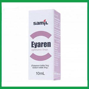 Thuốc nhỏ mắt Eyaren Samil điều trị vẩn đục, xuất huyết pha lê thể, đục thủy tinh thể