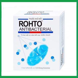 Nhà Thuốc Thành Hương - Thuốc nhỏ mắt Rohto Antibacterial điều trị lẹo mắt, viêm kết mạc, viêm mi mắt 1 Nhà Thuốc Thành Hương - Smart Pharma Thuoc nho mat Rohto Antibacterial dieu tri leo mat viem ket mac viem mi mat 13ml 1