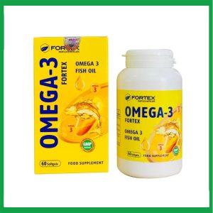 Viên uống dầu cá Omega - 3 Fortex xuất xứ Bulgaria