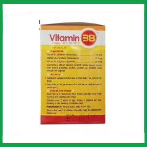 Nhà Thuốc Thành Hương - Viên uống Vitamin 3B Phúc Vinh giảm các triệu chứng đau thần kinh tọa, thần kinh ngoại biên (10 vỉ x 10 viên) 1 Nhà Thuốc Thành Hương - Smart pharma 2024 11 29T111327.616