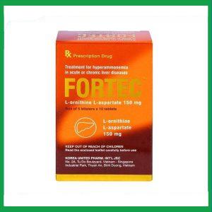 Nhà Thuốc Thành Hương - Thuốc Fortec United tăng ammoniac huyết trong bệnh gan cấp và mãn tính (5 vỉ x 10 viên) 1 Nhà Thuốc Thành Hương - Smart pharma 2024 12 01T145914.517