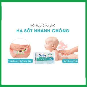 Nhà Thuốc Thành Hương - Khăn hạ sốt Suki hỗ trợ hạ nhiệt giảm sốt (5 túi x 5 khăn) 2 Nhà Thuốc Thành Hương - Smart pharma 2024 12 21T095936.310