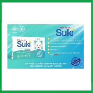 Nhà Thuốc Thành Hương - Khăn hạ sốt Suki hỗ trợ hạ nhiệt giảm sốt (5 túi x 5 khăn) 1 Nhà Thuốc Thành Hương - Smart pharma 2024 12 21T100015.385 1