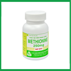 Viên nang cứng Methionine 250mg Mekophar điều trị quá liều paracetamol (100 viên)