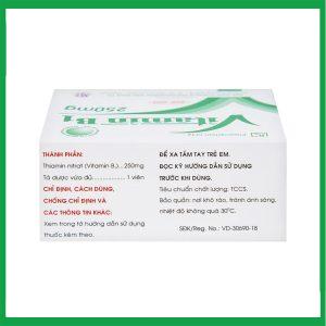 Nhà Thuốc Thành Hương - Thuốc Vitamin B1 250mg Mekophar điều trị tình trạng thiếu Vitamin B ( Hộp 10 vỉ x 10 viên) 2 Nhà Thuốc Thành Hương - Smart pharma 2024 12 24T205116.762