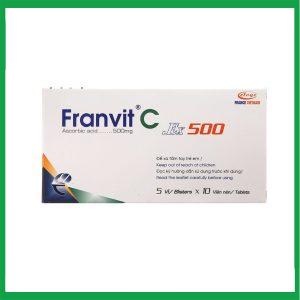 Nhà Thuốc Thành Hương - Franvit C.Ex 500 bổ sung vitamin C, tăng đề kháng ( Hộp 5 vỉ x 10 viên) 2 Nhà Thuốc Thành Hương - Smart pharma 2024 12 25T082427.164