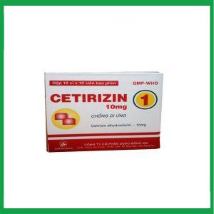 Nhà Thuốc Thành Hương - Thuốc Cetirizin10mg Dược Đồng Nai điều trị dị ứng (Hộp 10 vỉ x 10 viên) 1 Nhà Thuốc Thành Hương - Smart pharma 2024 12 25T212802.297