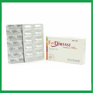 Nhà Thuốc Thành Hương - Thuốc Fedimtast 180mg điều trị viêm mũi dị ứng theo mùa, mày đay vô căn mạn tính (Hộp 3 vỉ x 10 viên) 1 Nhà Thuốc Thành Hương - Smart pharma 2024 12 29T115421.798