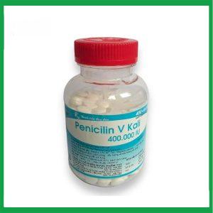 Thuốc Penicilin V Kali 400.000 IU Dopharma điều trị nhiễm khuẩn do vi khuẩn nhạy cảm gây ra ( Lọ 400 viên)