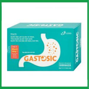 Viên uống Gastosic CVI Pharma giúp tiêu hóa tốt, bảo vệ niêm mạc dạ dày ( Hộp 3 vỉ x 10 viên)