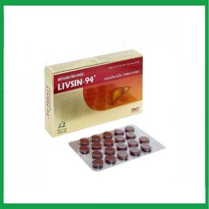 Nhà Thuốc Thành Hương - Viên nén Livsin-94 Hà Tây điều trị viêm gan cấp và mãn tính, suy gan (2 vỉ x 20 viên) 1 Nhà Thuốc Thành Hương - Smart pharma 2025 01 06T160056.291