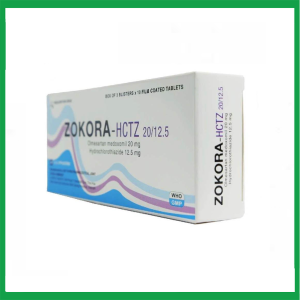 Nhà Thuốc Thành Hương - Thuốc Zokora-Hctz 20/12.5 Davipharm điều trị tăng huyết áp (3 vỉ x 10 viên) 1 Nhà Thuốc Thành Hương - Smart pharma 2025 01 07T133211.388