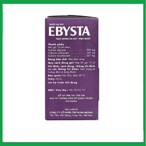Nhà Thuốc Thành Hương - Thuốc dạ dày Ebysta Merap điều trị trào ngược dạ dày, thực quản ( Hộp 20 gói x 10ml) 1 Nhà Thuốc Thành Hương - Smart pharma 2025 01 08T191554.103