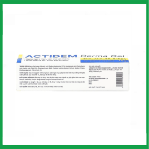Nhà Thuốc Thành Hương - Gel Actidem Derma giúp ngăn ngừa mụn, làm mờ vết thâm ( Hộp 1 tuýp 18g) 1 Nhà Thuốc Thành Hương - Smart pharma 2025 01 08T214645.232