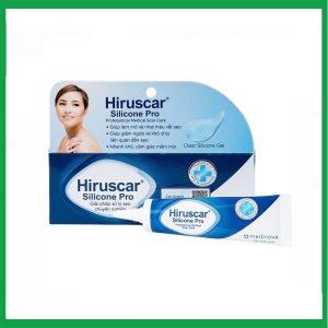 Kem bôi dạng gel Hiruscar Silicone Pro Medinova mờ sẹo, giảm ngứa và khó chịu liên quan đến sẹo ( Hộp 1 tuýp 10g)