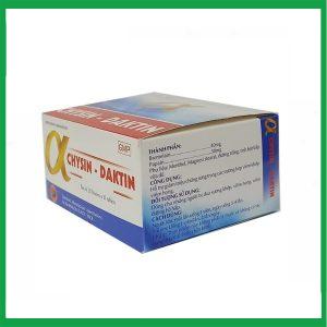 Nhà Thuốc Thành Hương - Thuốc Alpha Chysin Daktin điều trị các tình trạng viêm, sưng phù trong viêm xương khớp, chấn thương mô mềm, phẫu thuật ( Hộp 20 vỉ x 10 viên) 1 Nhà Thuốc Thành Hương - Smart pharma 2025 01 15T212354.999