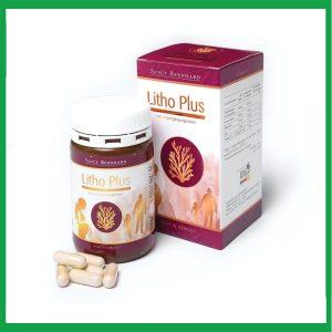 Litho Plus bổ sung canxi tảo biển đỏ hỗ trợ giảm nguy cơ thiếu canxi ( Hộp 1 lọ 30 viên)