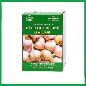 Dầu Tỏi Tuệ Linh hỗ trợ giảm mỡ máu, giảm nguy cơ xơ vữa động mạch vành ( Lọ 100 viên)