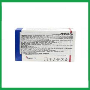 Nhà Thuốc Thành Hương - Viên đặt phụ khoa Cerviron Innate điều trị các bệnh lý âm đạo, viêm cổ tử cung ( Hộp 10 viên) 2 Nhà Thuốc Thành Hương - Smart pharma 2025 03 05T140604.967