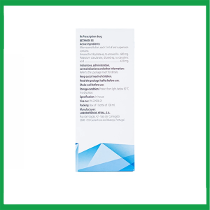 Nhà Thuốc Thành Hương - Thuốc Betamox ES Atral điều trị nhiễm khuẩn đường hô hấp trên, đường hô hấp dưới (50ml) 1 Nhà Thuốc Thành Hương - Smart pharma 2025 04 07T084356.682