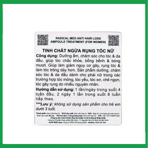 Nhà Thuốc Thành Hương - Tinh chất Radical Med Anti-Hair Loss làm sạch tóc và da đầu (3 ống x 5ml) 3 Nhà Thuốc Thành Hương - Smart pharma 2025 04 14T110120.853