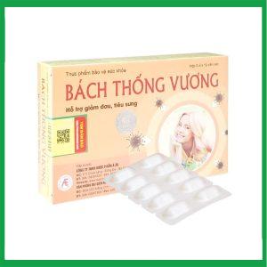 Nhà Thuốc Thành Hương - Viên uống Bách Thống Vương hỗ trợ giảm đau, tiêu sưng trong các chứng đau đầu (3 vỉ x 10 viên) 1 Nhà Thuốc Thành Hương - Smart pharma 2025 04 14T121101.291